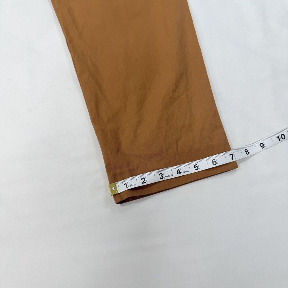 Vintage Genny Pleated Trousers Brown Size 6 High Waist Tapered Retro ITALY Made - Picture 4 of 12